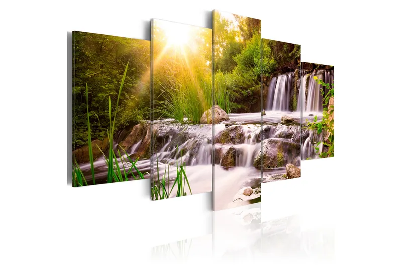 Bilde Forest Waterfall 100x50, Artgeist sp. z o. o.
