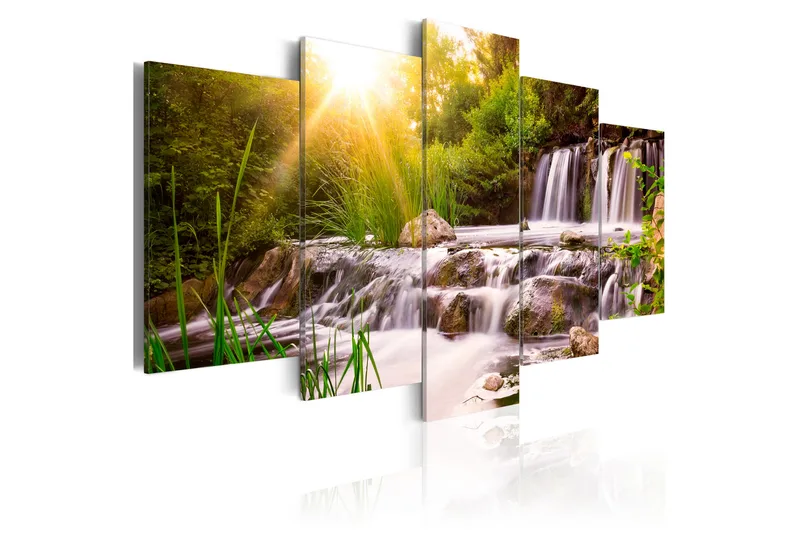 Bilde Forest Waterfall 200x100, Artgeist sp. z o. o.