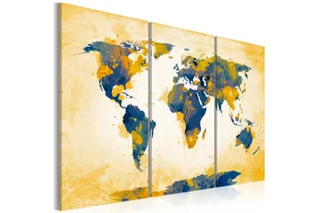 Bilde Four Corners Of The World Triptych 60x40