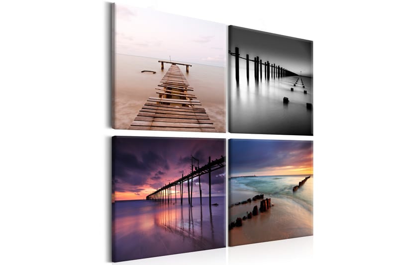 Bilde Four Views 80x80, Artgeist sp. z o. o.