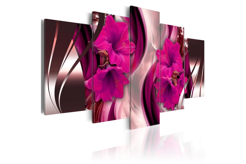 Bilde Fuchsia Evening 100x50 - Artgeist sp. z o. o. - Lerretsbilder