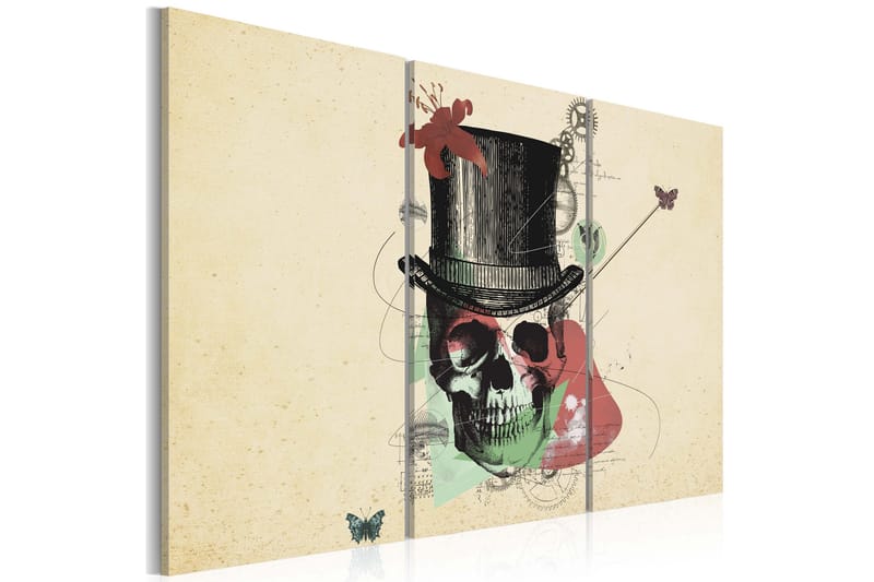 Bilde Gentleman's Skeleton 120x80 - Artgeist sp. z o. o. - Innredning - Bilder & kunst - Lerretsbilder