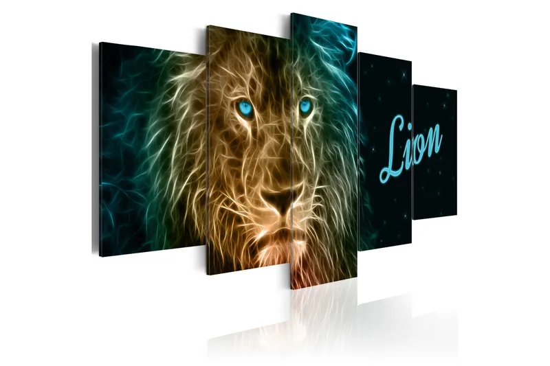 Bilde Gold Lion 200x100, Artgeist sp. z o. o.