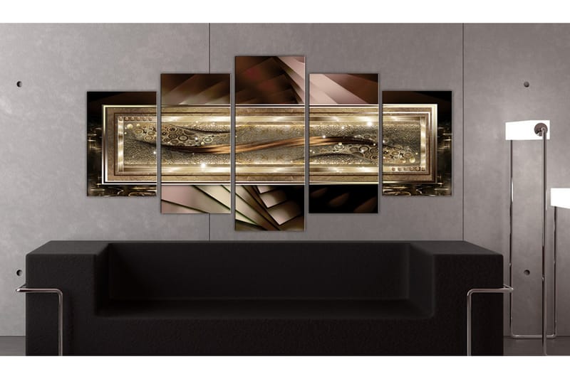 Bilde Gold Thread 100x50 - Artgeist sp. z o. o. - Innredning - Bilder & kunst - Lerretsbilder