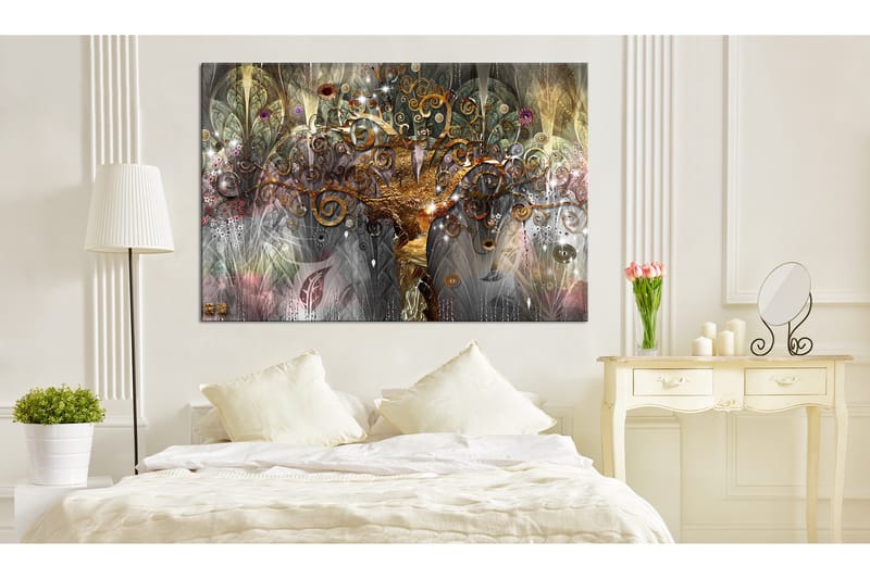 Bilde Gold Tree 120x80 - Artgeist sp. z o. o. - Innredning - Bilder & kunst - Lerretsbilder