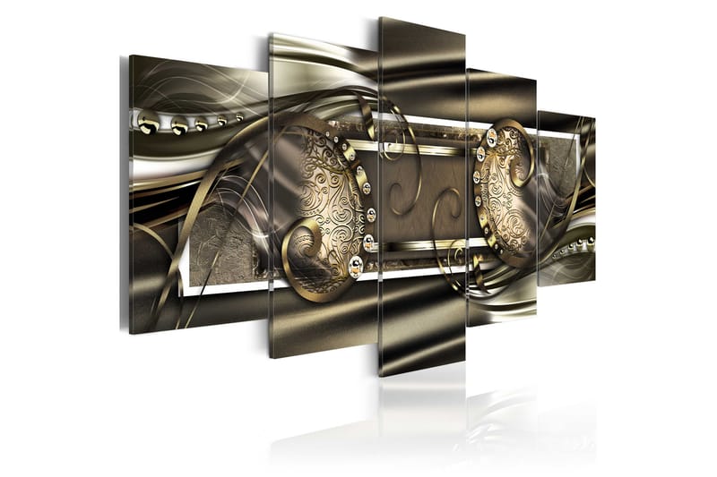 Bilde Golden Beans 100x50 - Artgeist sp. z o. o. - Innredning - Bilder & kunst - Lerretsbilder