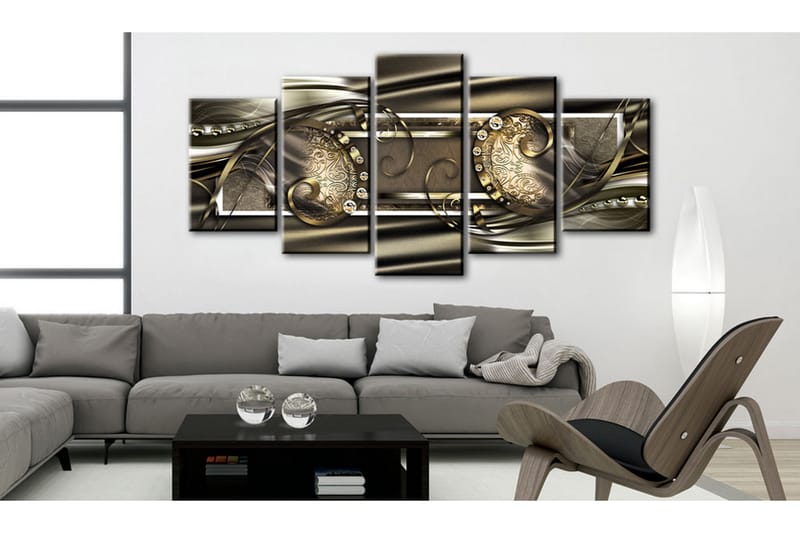 Bilde Golden Beans 100x50 - Artgeist sp. z o. o. - Innredning - Bilder & kunst - Lerretsbilder
