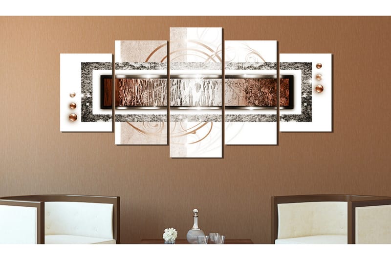 Bilde Golden Blizzard 100x50 - Artgeist sp. z o. o. - Innredning - Bilder & kunst - Lerretsbilder