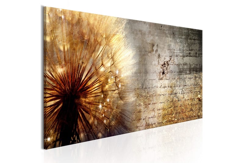 Bilde Golden Dandelion 150x50, Artgeist sp. z o. o.