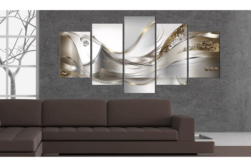 Bilde Golden Flight 100x50 - Artgeist sp. z o. o. - Innredning - Bilder & kunst - Lerretsbilder