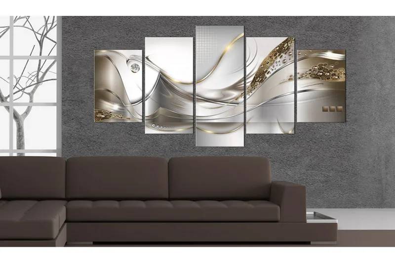 Bilde Golden Flight 200x100 - Artgeist sp. z o. o. - Innredning - Bilder & kunst - Lerretsbilder