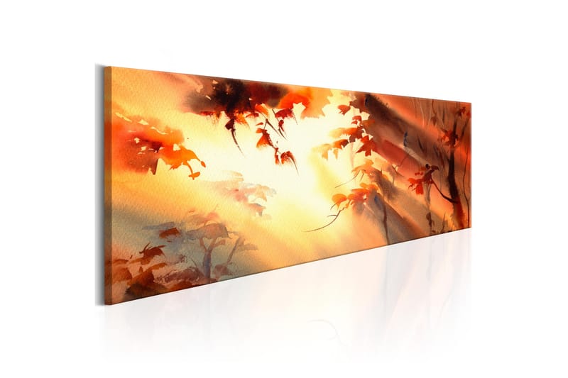 Bilde Golden Forest 120x40 - Artgeist sp. z o. o. - Innredning - Bilder & kunst - Lerretsbilder