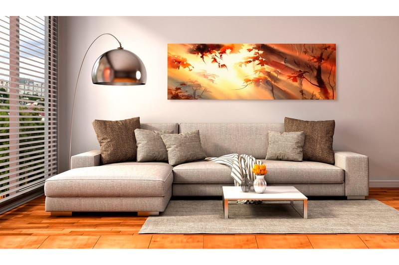 Bilde Golden Forest 120x40 - Artgeist sp. z o. o. - Innredning - Bilder & kunst - Lerretsbilder
