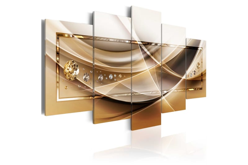 Bilde Golden Frame 100x50 - Artgeist sp. z o. o. - Innredning - Bilder & kunst - Lerretsbilder