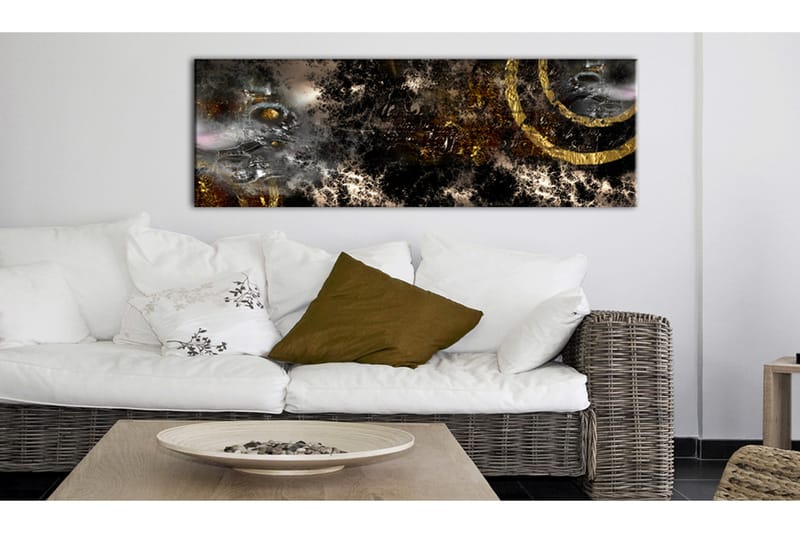 Bilde Golden Galaxy 120x40 - Artgeist sp. z o. o. - Innredning - Bilder & kunst - Lerretsbilder