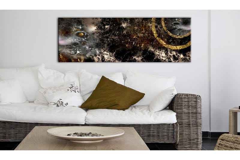 Bilde Golden Galaxy 120x40 - Artgeist sp. z o. o. - Innredning - Bilder & kunst - Lerretsbilder