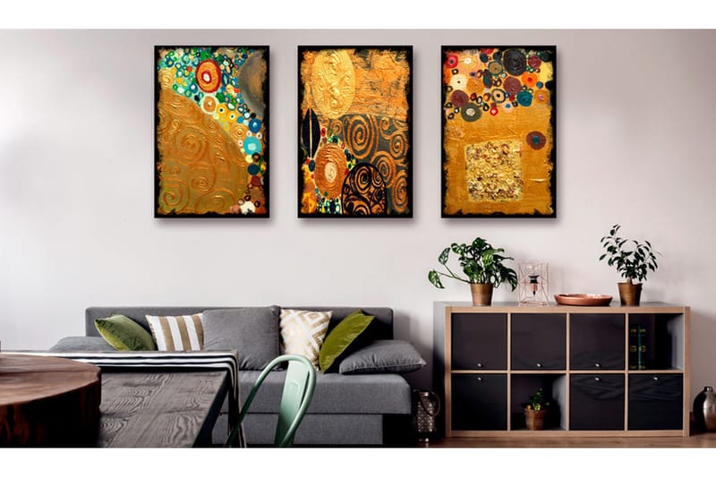 Bilde Golden Imagination 60x30 - Artgeist sp. z o. o. - Innredning - Bilder & kunst - Lerretsbilder