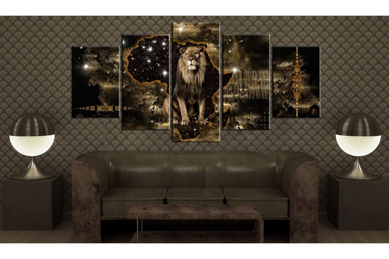 Bilde Golden Lion 200x100 - Artgeist sp. z o. o. - Lerretsbilder