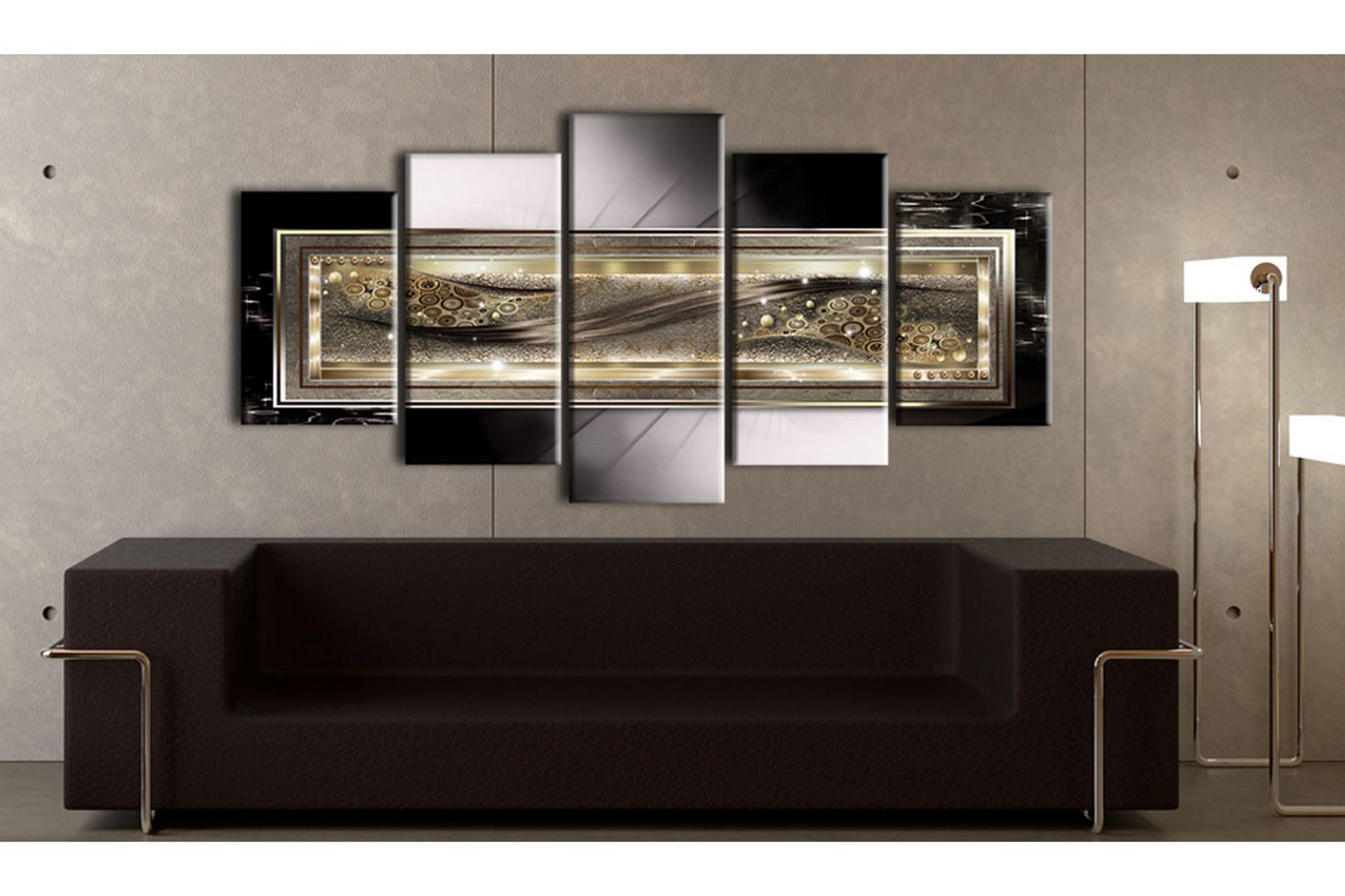 Bilde Golden Moments 200x100 - Artgeist sp. z o. o. - Innredning - Bilder & kunst - Lerretsbilder