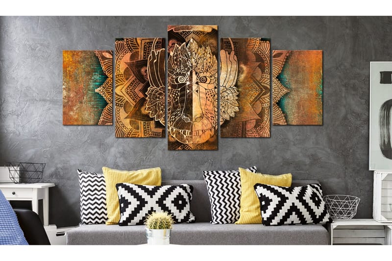 Bilde Golden Monkey 200x100 - Artgeist sp. z o. o. - Innredning - Bilder & kunst - Lerretsbilder