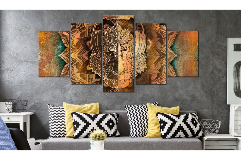 Bilde Golden Monkey 200x100 - Artgeist sp. z o. o. - Innredning - Bilder & kunst - Lerretsbilder