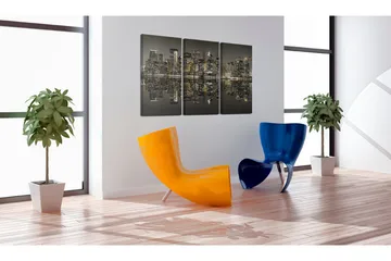 Bilde Golden New York 60x40 - Artgeist sp. z o. o. - Innredning - Bilder & kunst - Lerretsbilder