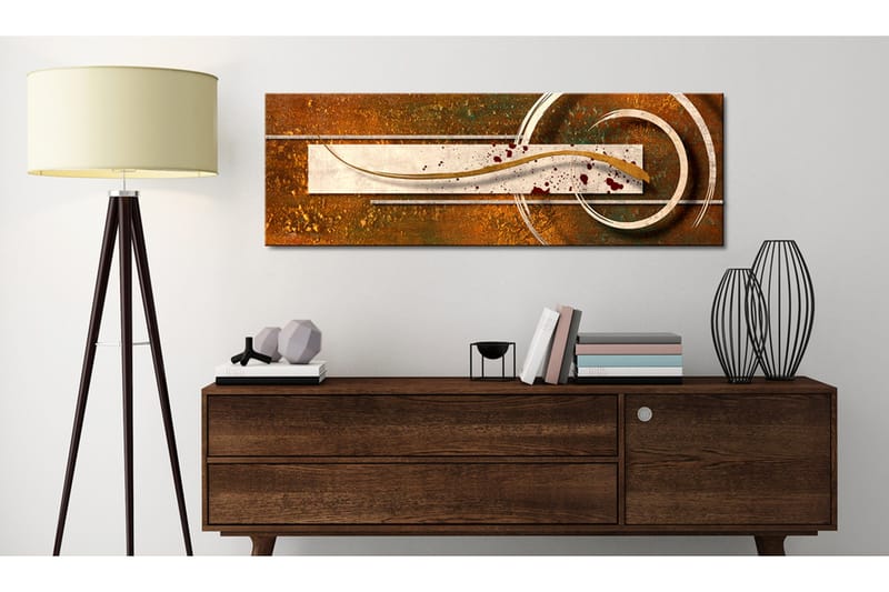 Bilde Golden Note 150x50 - Artgeist sp. z o. o. - Innredning - Bilder & kunst - Lerretsbilder