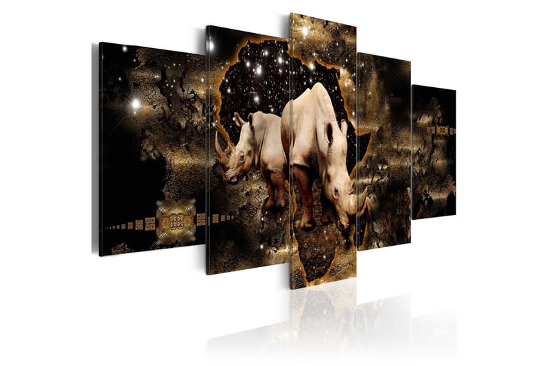 Bilde Golden Rhino 200x100, Artgeist sp. z o. o.