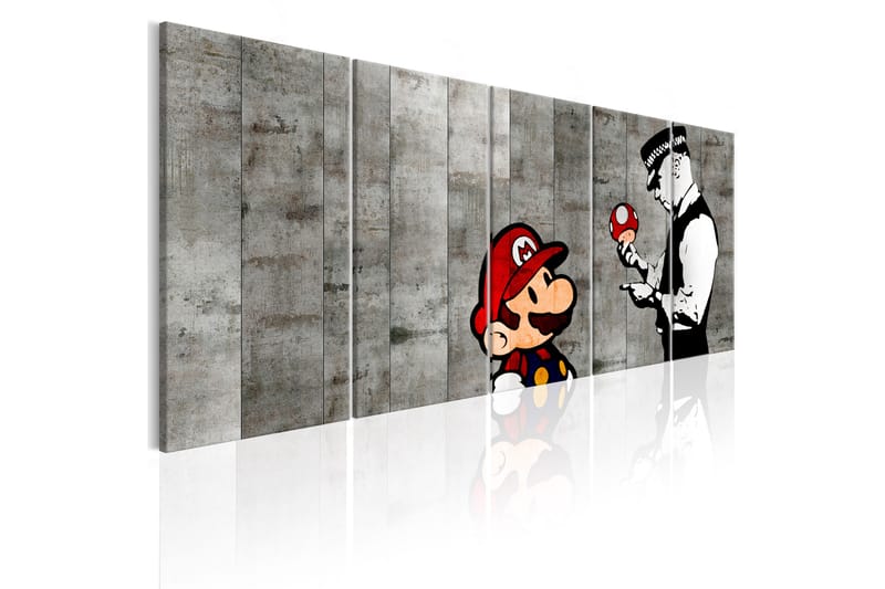 Bilde Graffiti On Concrete 200x80, Artgeist sp. z o. o.