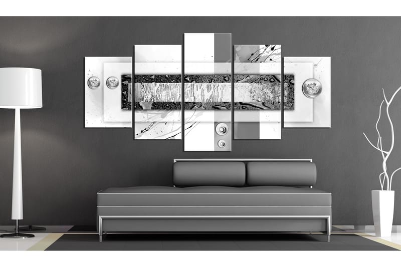 Bilde Gray Balance 200x100 - Artgeist sp. z o. o. - Innredning - Bilder & kunst - Lerretsbilder