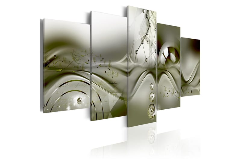 Bilde Green Configuration 100x50 - Artgeist sp. z o. o. - Innredning - Bilder & kunst - Lerretsbilder