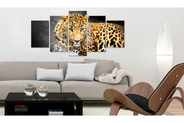 Bilde Green-Eyed Leopard 200x100 - Artgeist sp. z o. o. - Innredning - Bilder & kunst - Lerretsbilder