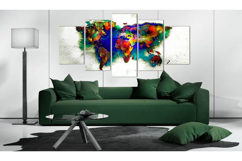 Bilde Green Planet 200x100 - Artgeist sp. z o. o. - Innredning - Bilder & kunst - Lerretsbilder