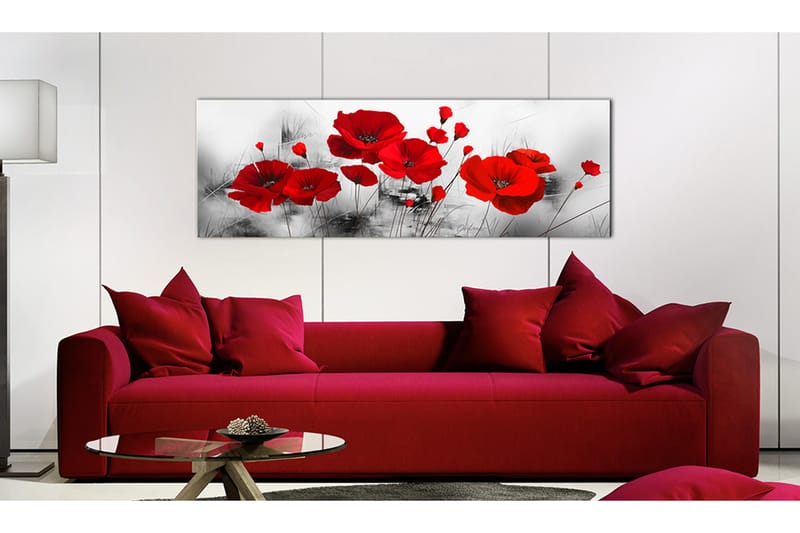 Bilde Grey Garden 135x45 - Artgeist sp. z o. o. - Innredning - Bilder & kunst - Lerretsbilder