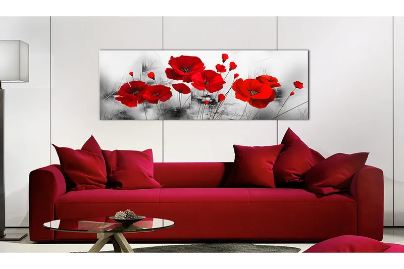 Bilde Grey Garden 150x50 - Artgeist sp. z o. o. - Innredning - Bilder & kunst - Lerretsbilder
