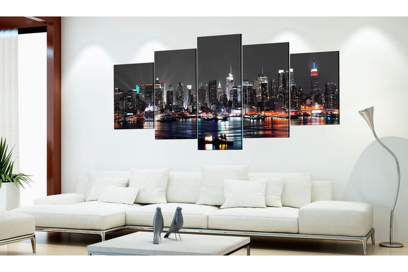 Bilde Grey Sky 200x100 - Artgeist sp. z o. o. - Innredning - Bilder & kunst - Lerretsbilder