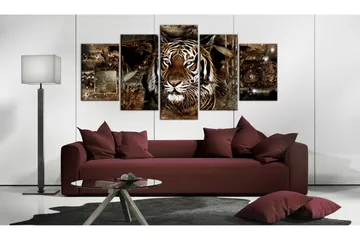 Bilde Guard Of The Jungle 200x100 - Artgeist sp. z o. o. - Innredning - Bilder & kunst - Lerretsbilder