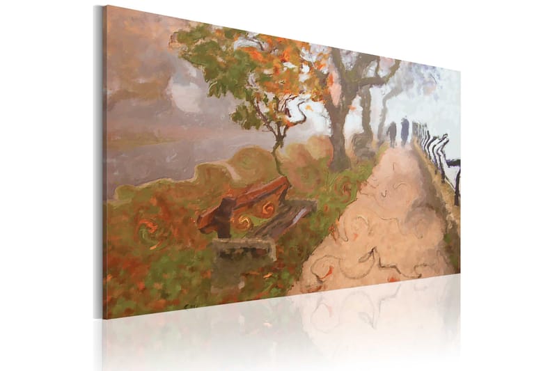 Bilde Høstlig Promenade 90x60, Artgeist sp. z o. o.