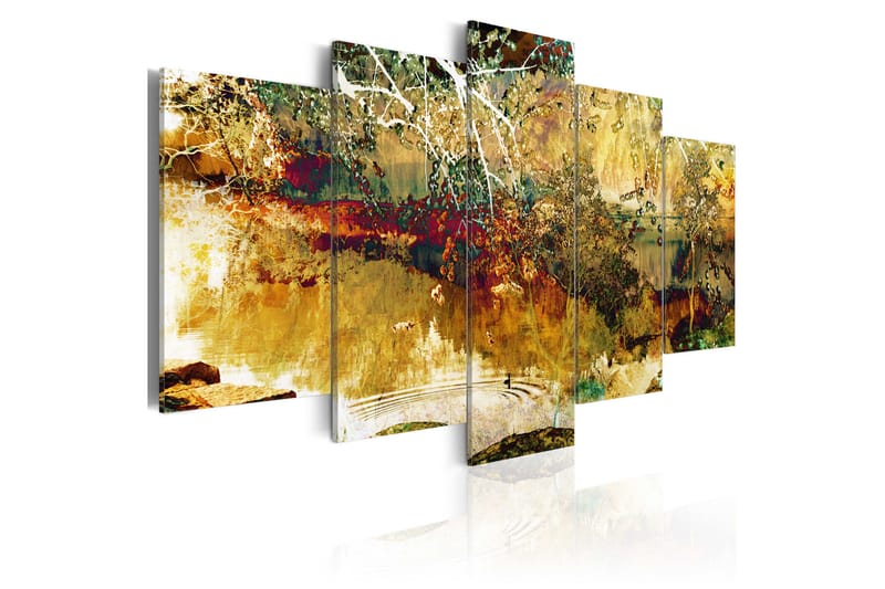 Bilde Hage Abstrakt 100x50 - Artgeist sp. z o. o. - Innredning - Bilder & kunst - Lerretsbilder