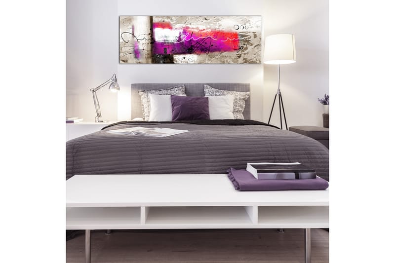 Bilde Hammer 1 Part Pink Narrow 150x50 - Artgeist sp. z o. o. - Innredning - Bilder & kunst - Lerretsbilder