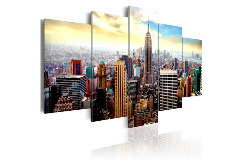 Bilde Heart Of The City 100x50 - Artgeist sp. z o. o. - Innredning - Bilder & kunst - Lerretsbilder