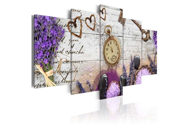 Bilde Heather Composition 100x50 - Artgeist sp. z o. o. - Innredning - Bilder & kunst - Lerretsbilder