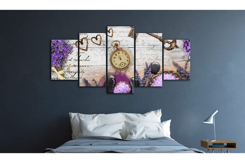 Bilde Heather Composition 100x50 - Artgeist sp. z o. o. - Innredning - Bilder & kunst - Lerretsbilder