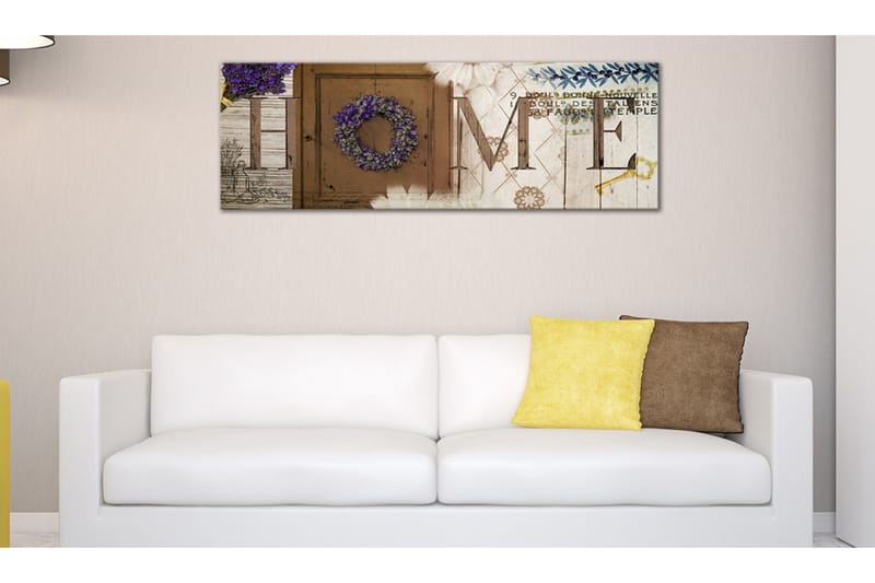 Bilde Heather Wreath 135x45 - Artgeist sp. z o. o. - Innredning - Bilder & kunst - Lerretsbilder