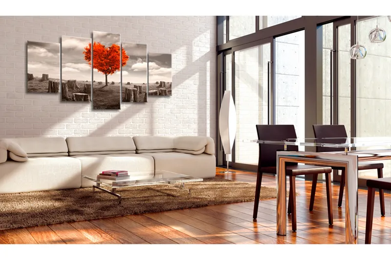 Bilde Hill Of Lonely Hearts 200x100 - Artgeist sp. z o. o. - Innredning - Bilder & kunst - Lerretsbilder