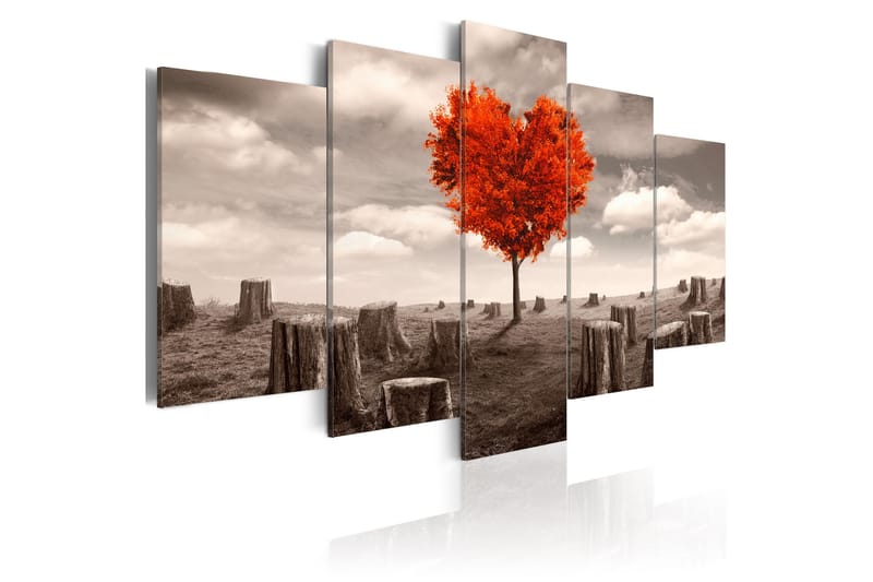 Bilde Hill Of Lonely Hearts 200x100 - Artgeist sp. z o. o. - Innredning - Bilder & kunst - Lerretsbilder