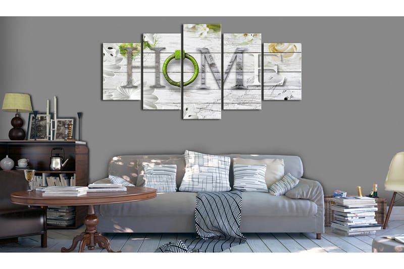 Bilde Home Harbour 100x50 - Artgeist sp. z o. o. - Innredning - Bilder & kunst - Lerretsbilder