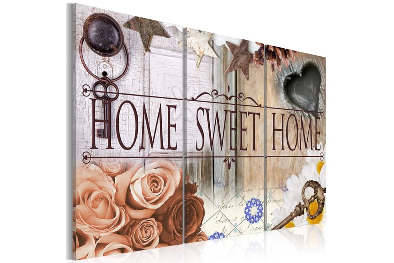 Bilde Home In Vintage Style 120x80, Artgeist sp. z o. o.