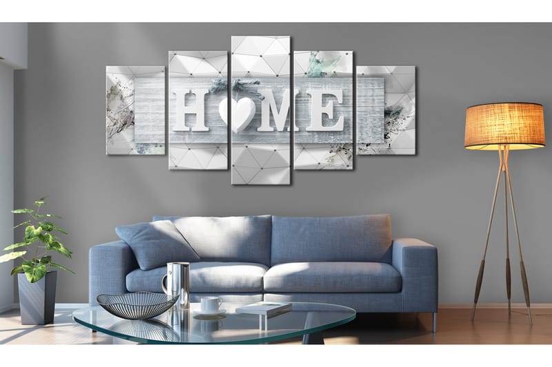 Bilde Home Melody Of Modernity 200x100 - Artgeist sp. z o. o. - Innredning - Bilder & kunst - Lerretsbilder