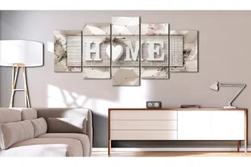 Bilde Home Modern Geometry 100x50 - Artgeist sp. z o. o. - Innredning - Bilder & kunst - Lerretsbilder